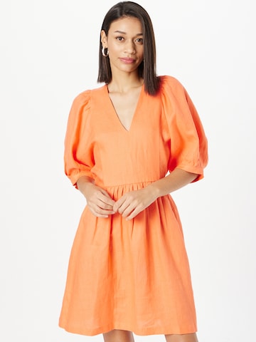 UNITED COLORS OF BENETTON Φόρεμα σε πορτοκαλί: μπροστά