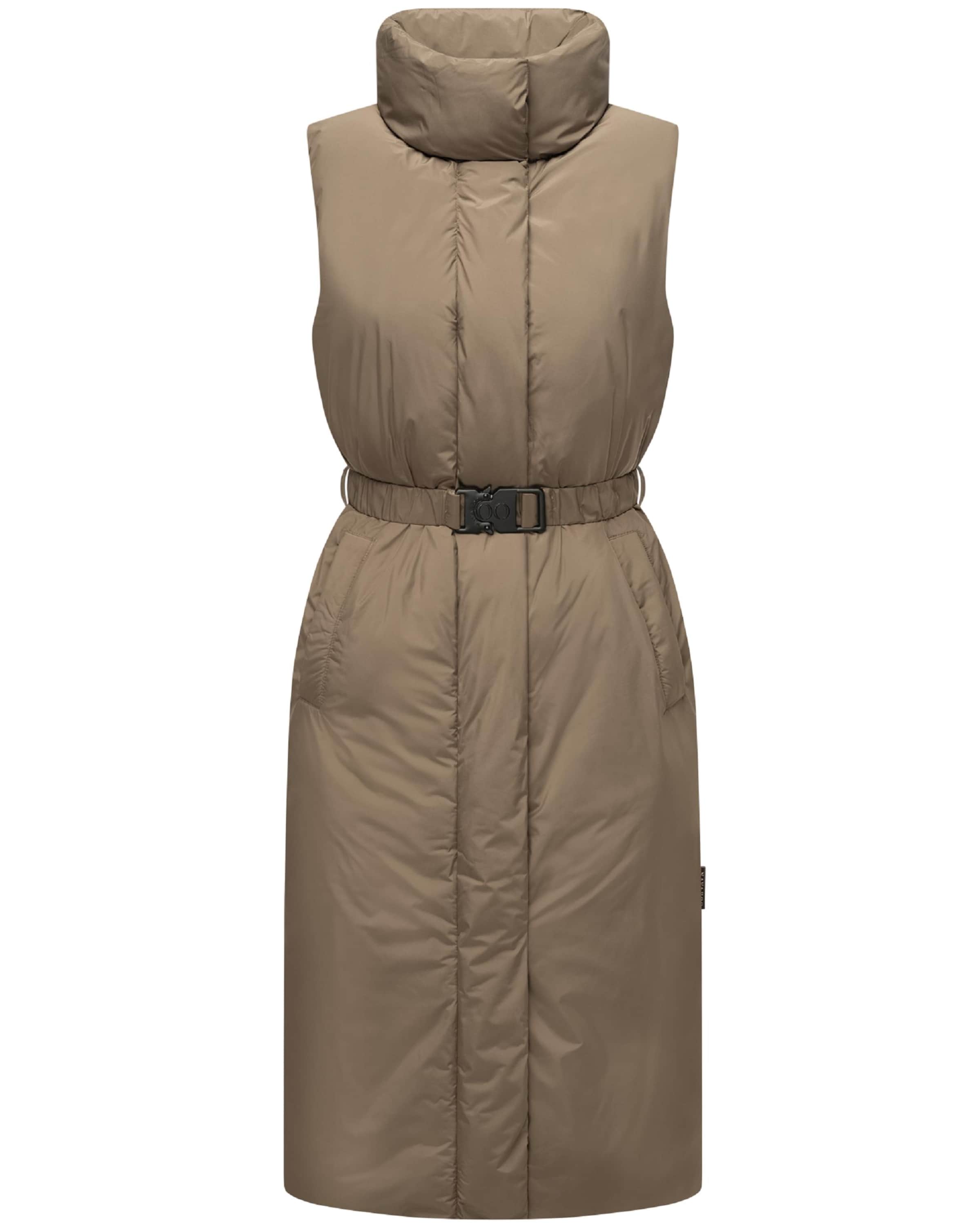 NAVAHOO Γιλέκο 'Abendlied XIV' σε καφέ: μπροστά