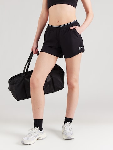 UNDER ARMOUR Normalny krój Spodnie sportowe w kolorze czarny: przód