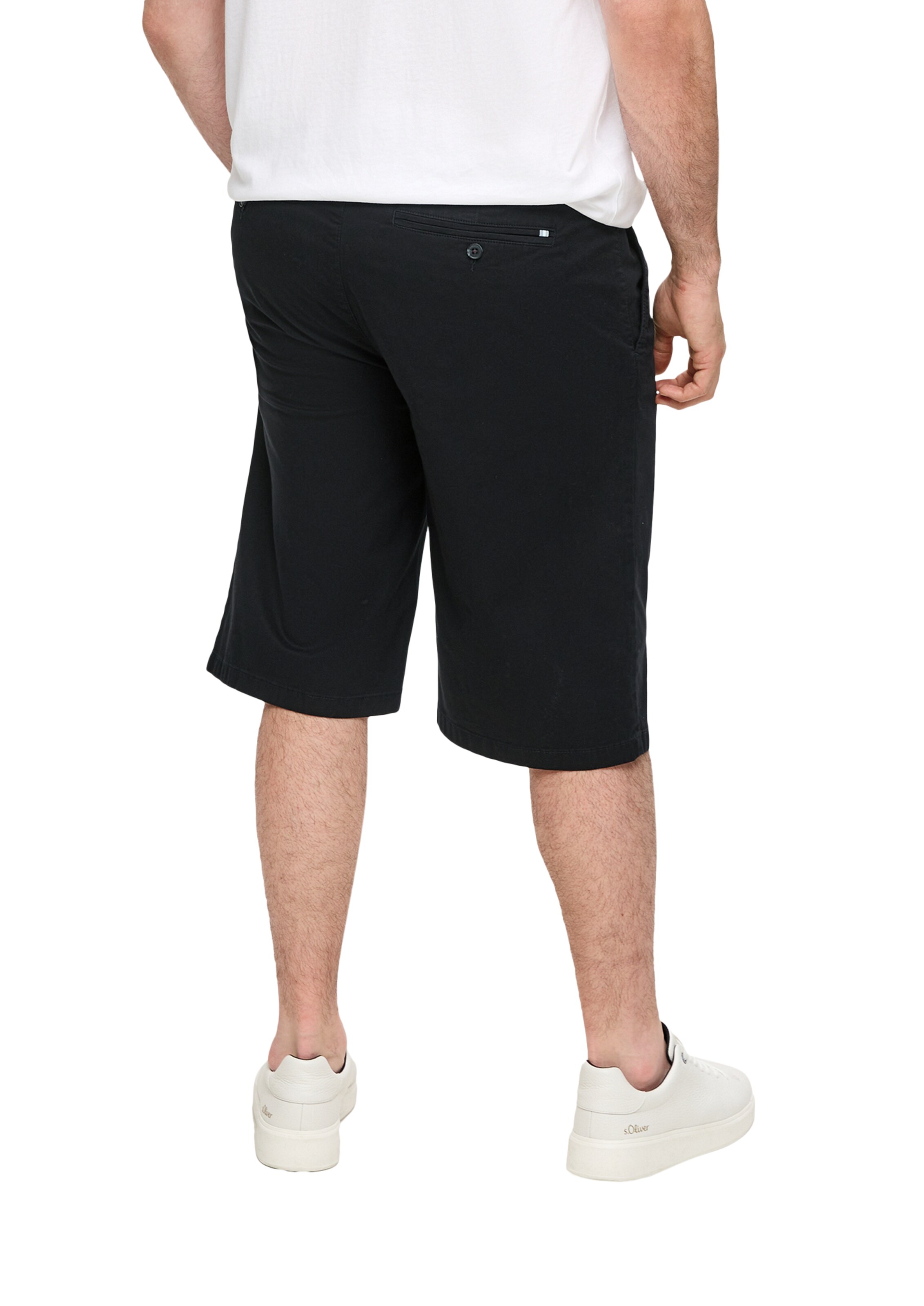 s.Oliver Men Big Sizes Regular Hose in Schwarz