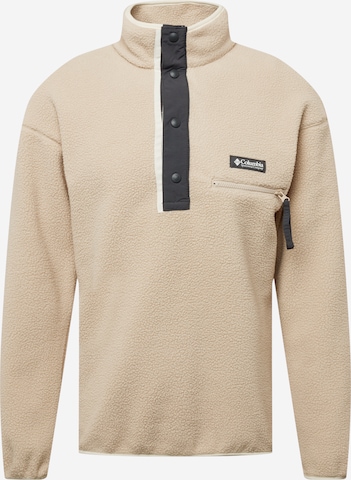 COLUMBIA Athletic Sweater in Beige: front