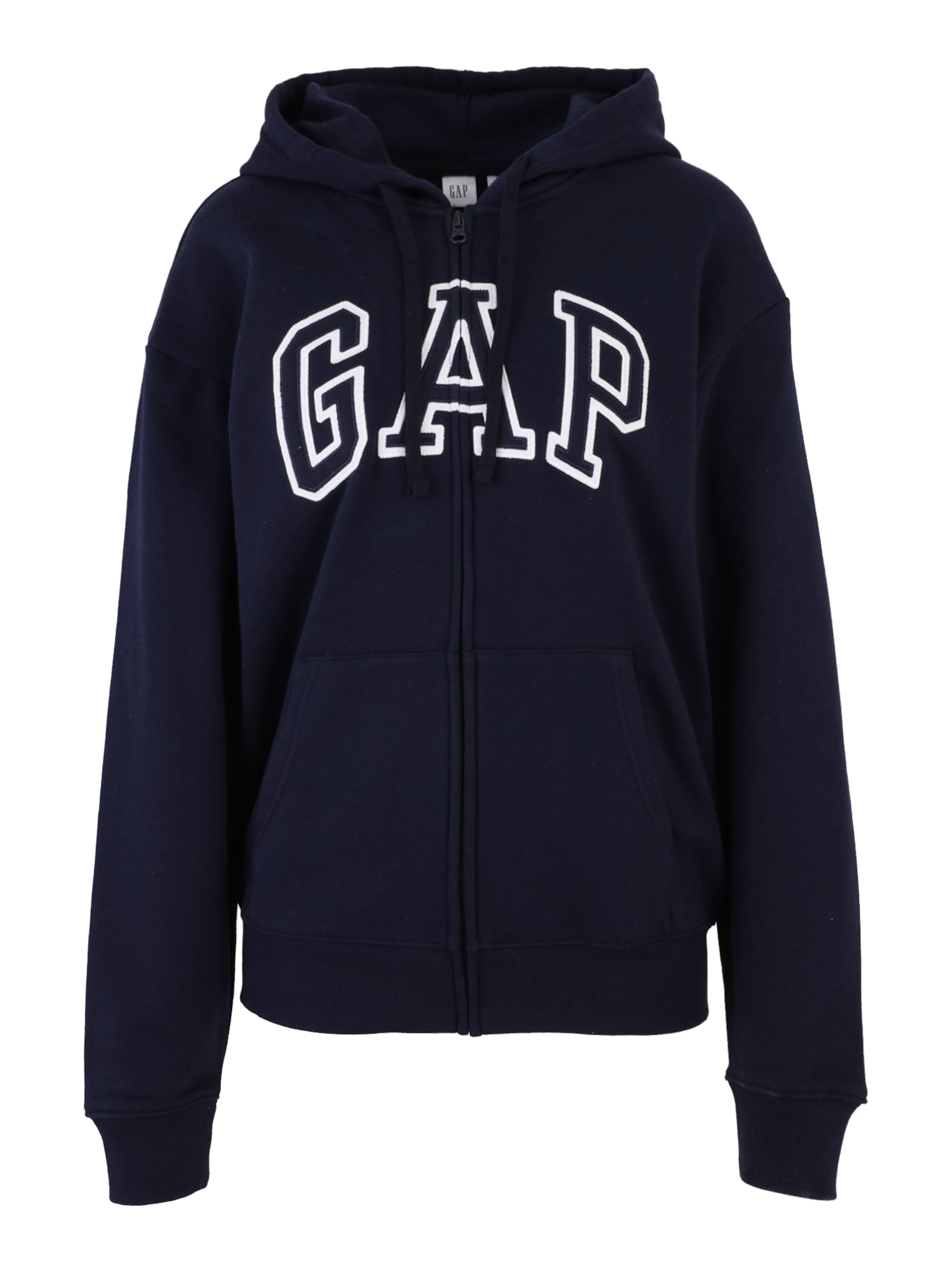 Gap Tall Sweatjakke 'HERITAGE' i blå: forside