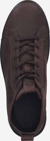 ECCO High-Top Sneakers in Brown