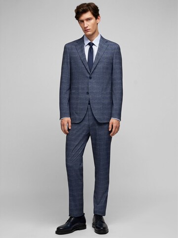 Coupe regular Veste de costume HECHTER PARIS en bleu