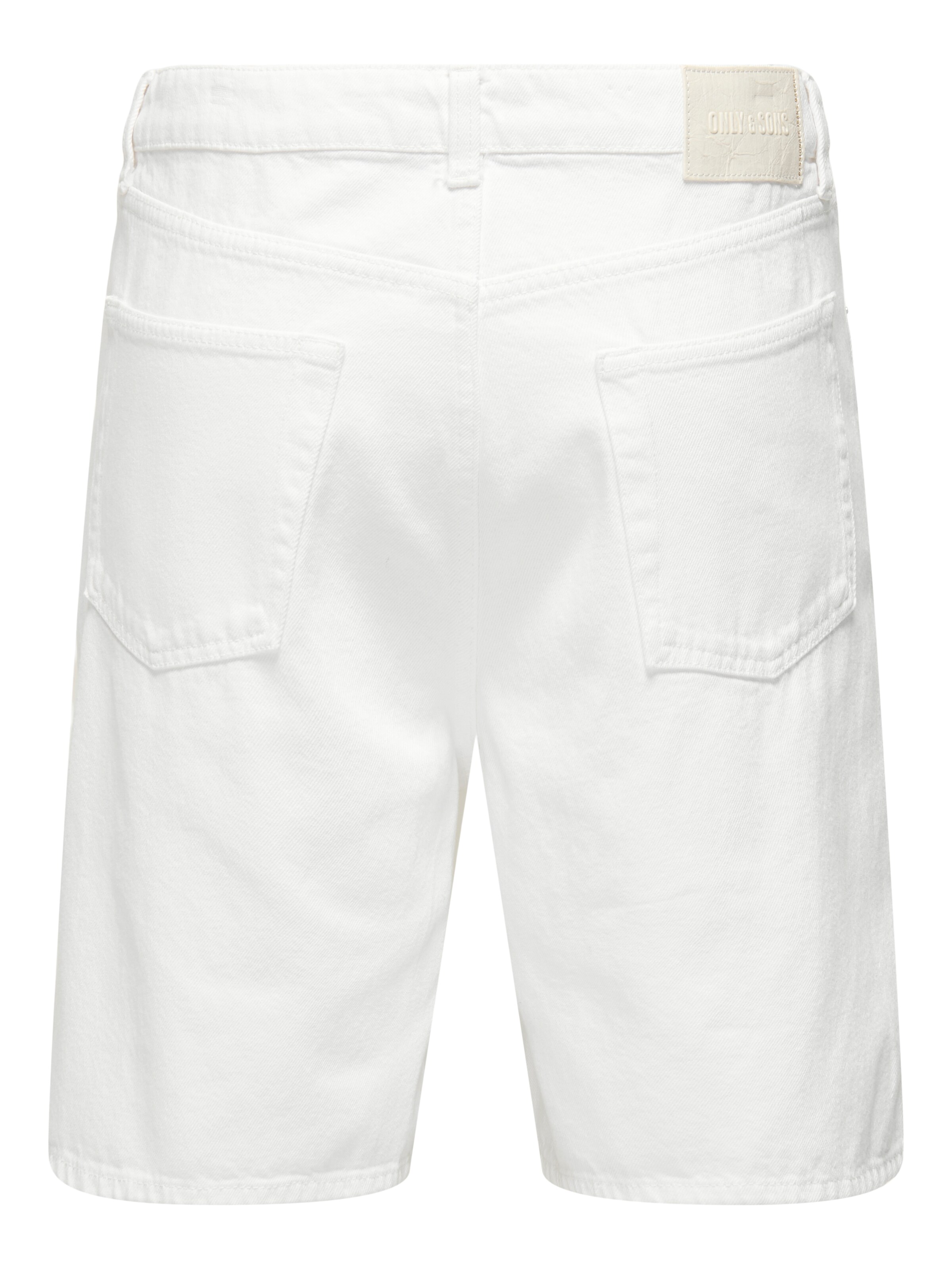 Only & Sons - Loosefit Vaquero en blanco