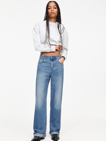 Pull&Bear Wide Leg Farkut värissä sininen