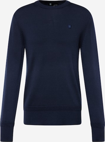 G-Star RAW Trui in Blauw: voorkant