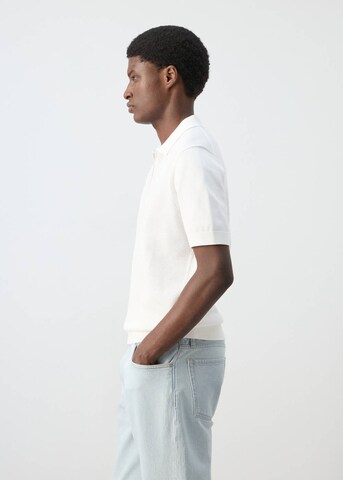 MANGO MAN Sweater 'Canario' in White