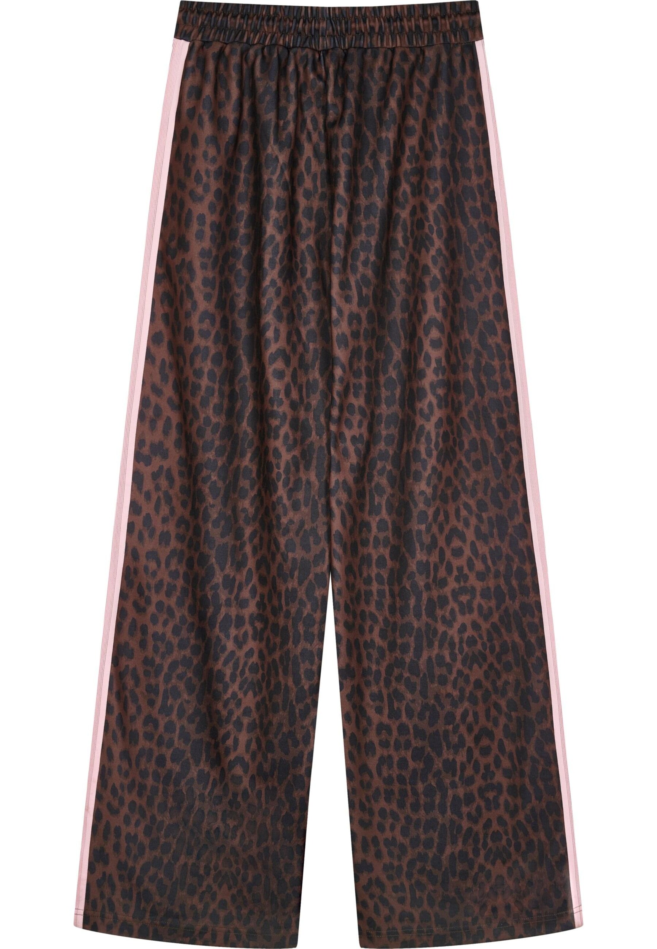 OH APRIL Wide leg Byxa 'Kael' i brun