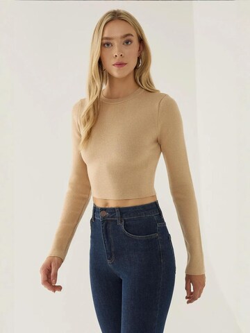 Hiccup Trui in Beige