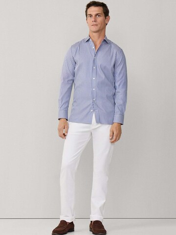 Hackett London Regular Fit Hemd 'Bengal' in Blau