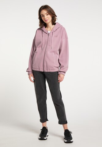 MYMO Kapuzensweatjacke in Pink