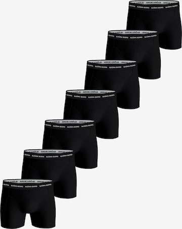BJÖRN BORG Boxer shorts in Black: front