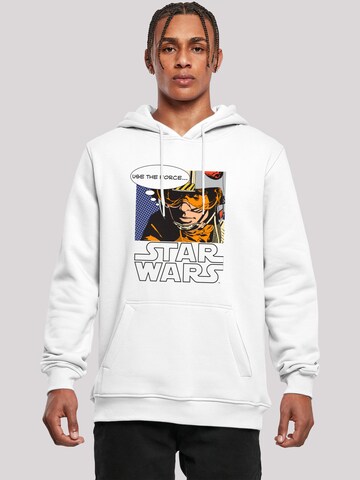 F4NT4STIC Sweatshirt 'Use the Force' in Wit: voorkant
