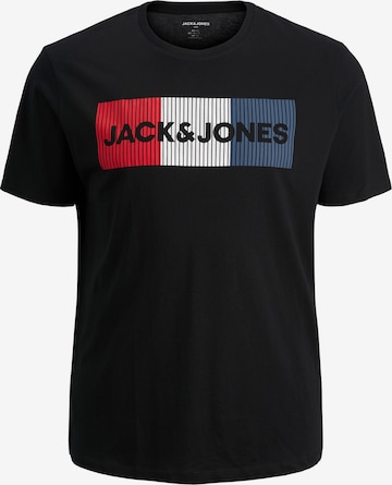 Jack & Jones Plus Póló - fekete: elől