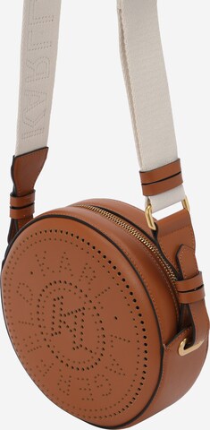 Karl Lagerfeld Crossbody bag in Brown: front