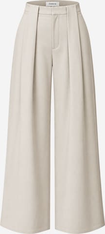Wide Leg Pantalon millane en gris : devant