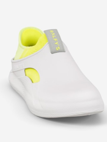 RALFY'S Classic Flats 'N1 Combo' in Yellow: front
