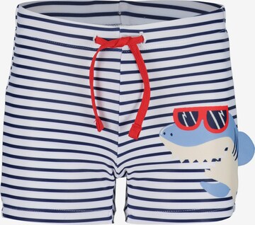 Shorts de bain BLUE SEVEN en bleu : devant