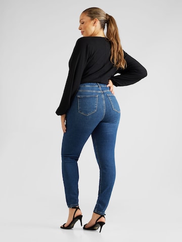 ABOUT YOU Curvy - Skinny Calças de ganga 'Hanna' em azul