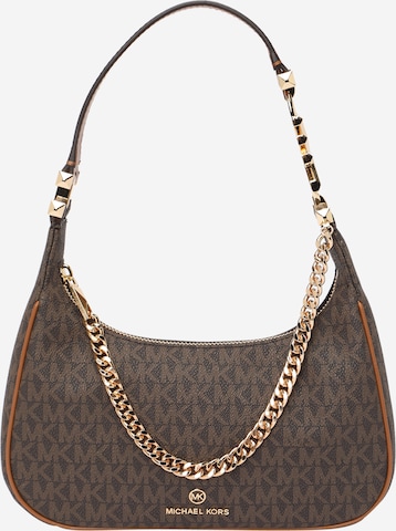 MICHAEL Michael Kors - Bolso de mano en marrón: frente