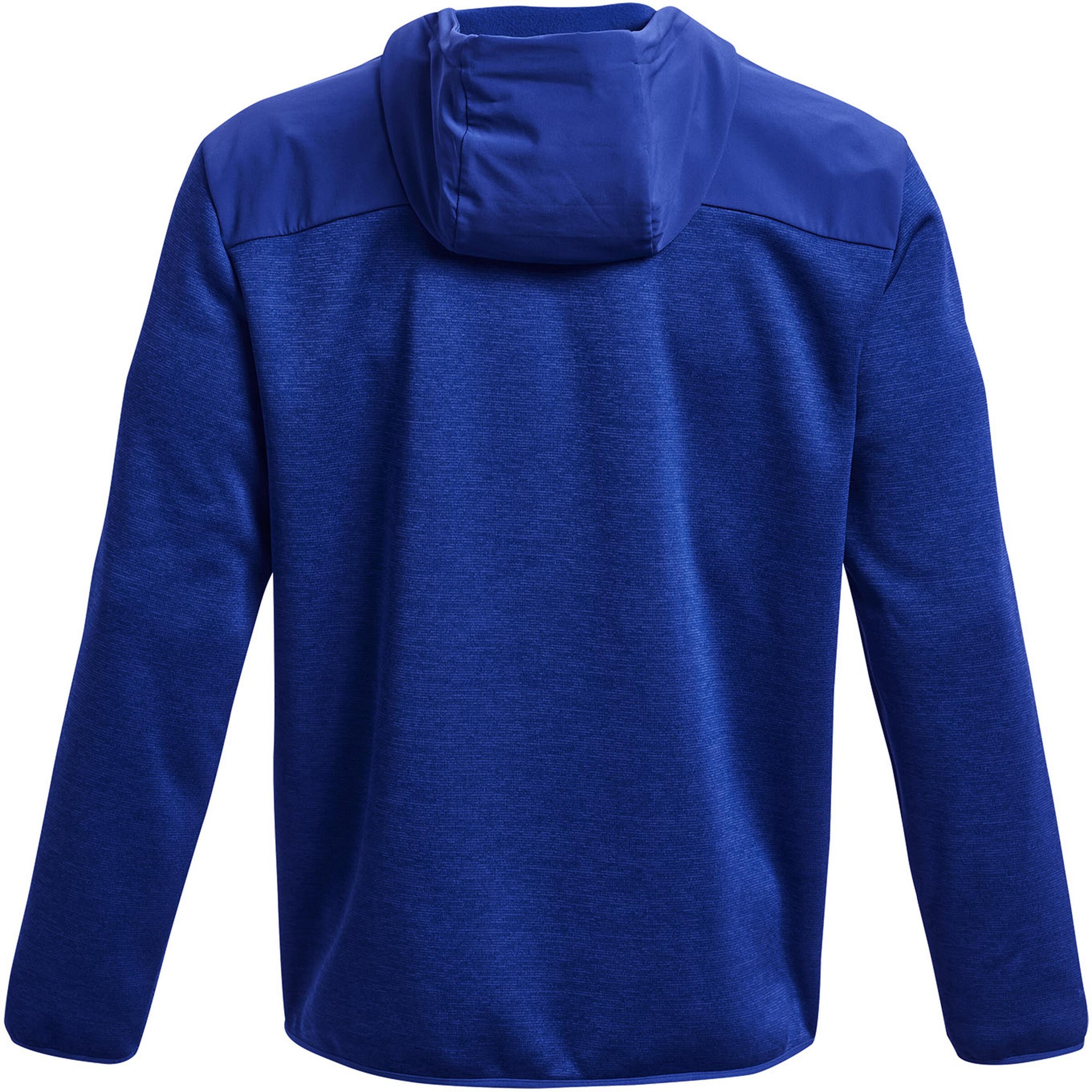 UNDER ARMOUR Sportsweatjacke 'Essential' in Blau