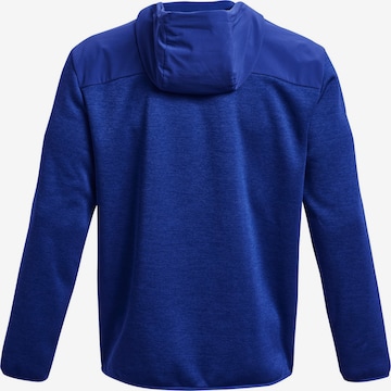 UNDER ARMOUR Sportsweatjacke 'Essential' in Blau