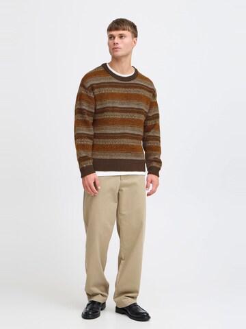 !Solid Pullover 'Maxwell' in Braun