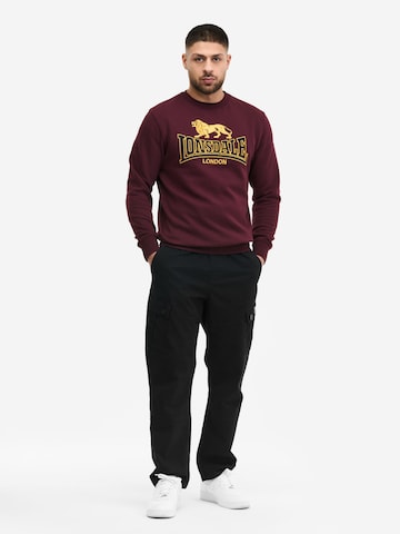 Sweat-shirt 'LAWINS' LONSDALE en rouge
