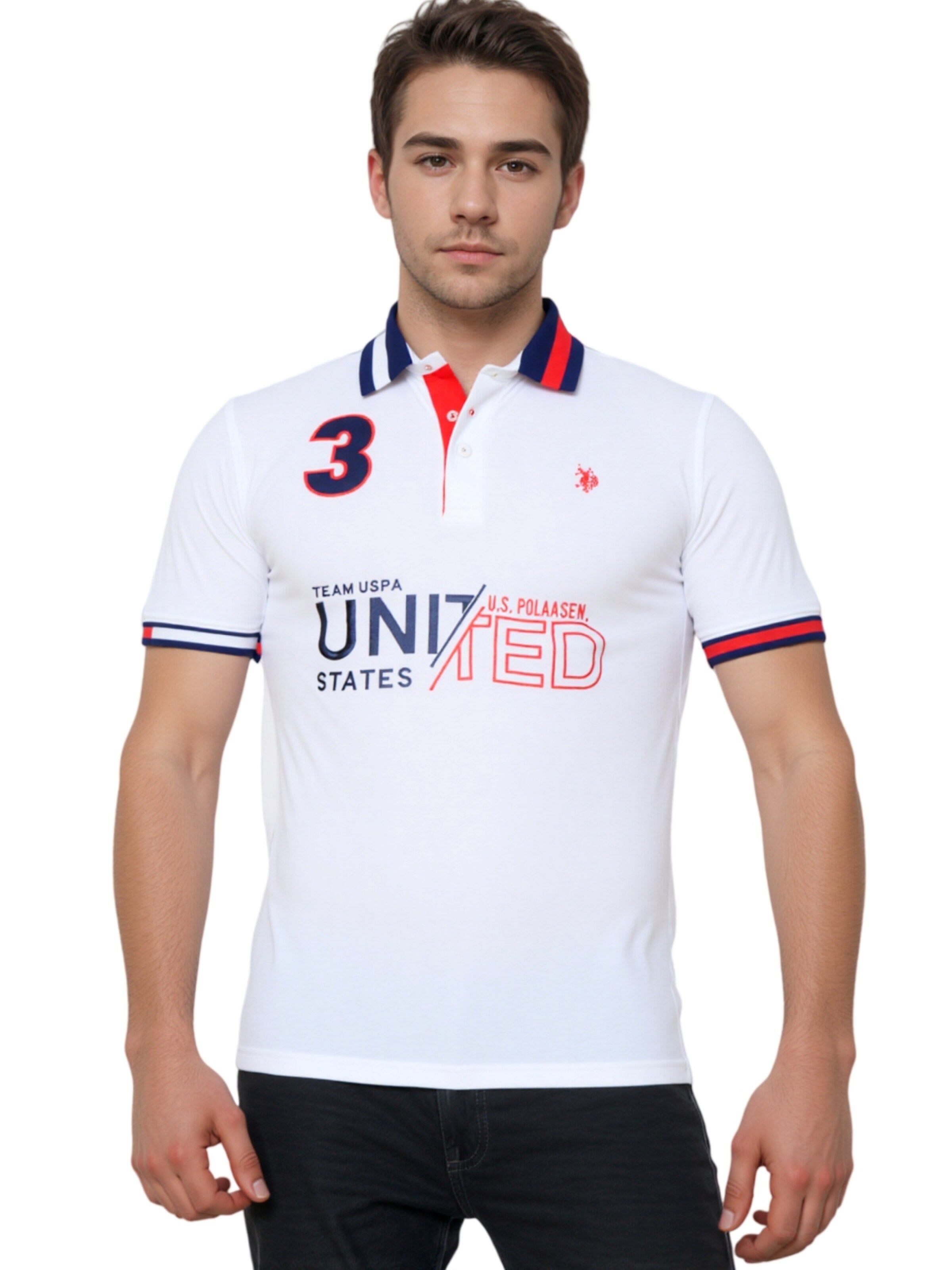 Maglietta di U.S. POLO ASSN. in bianco