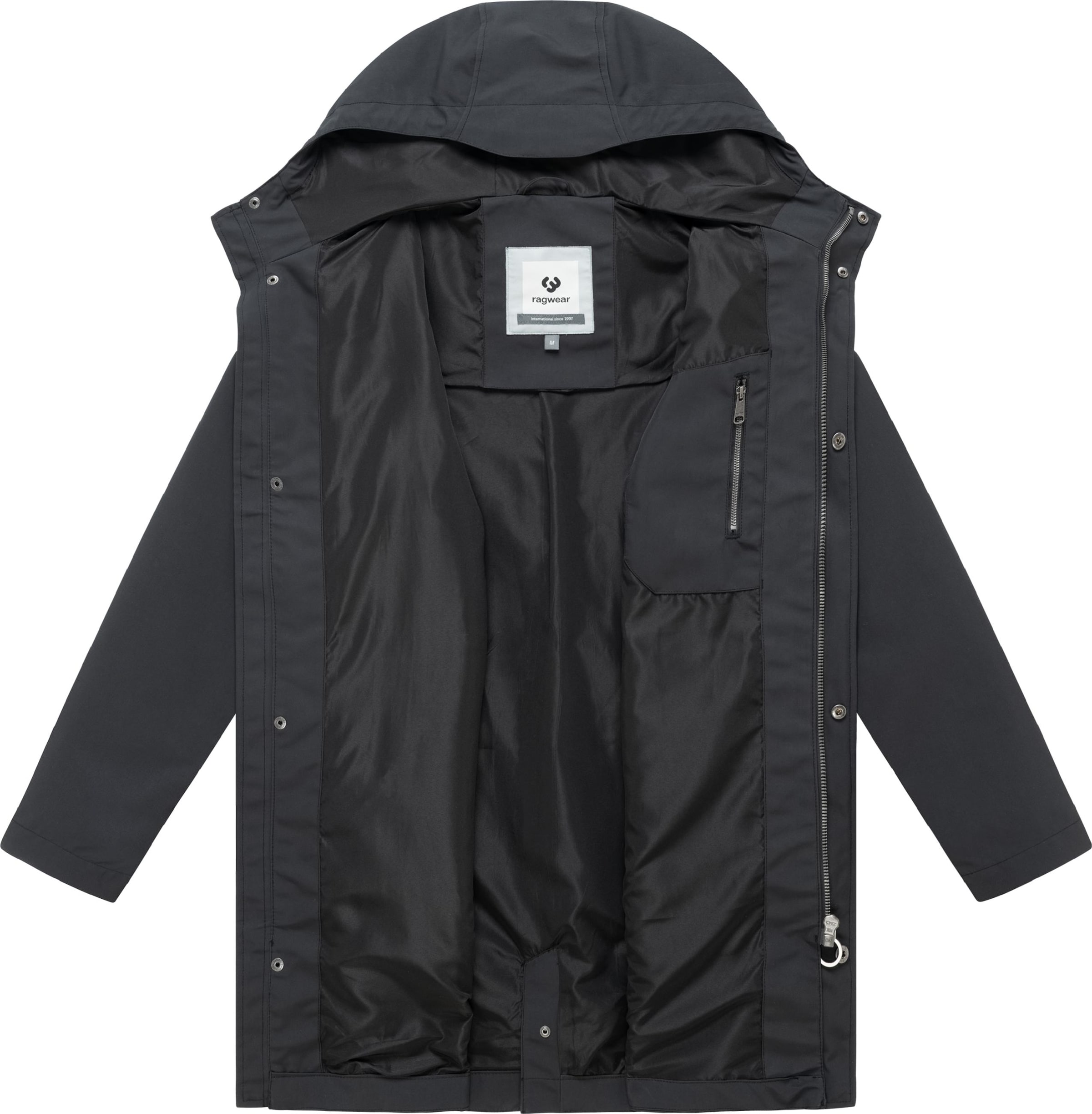 Ragwear Outdoorjacke in Schwarz