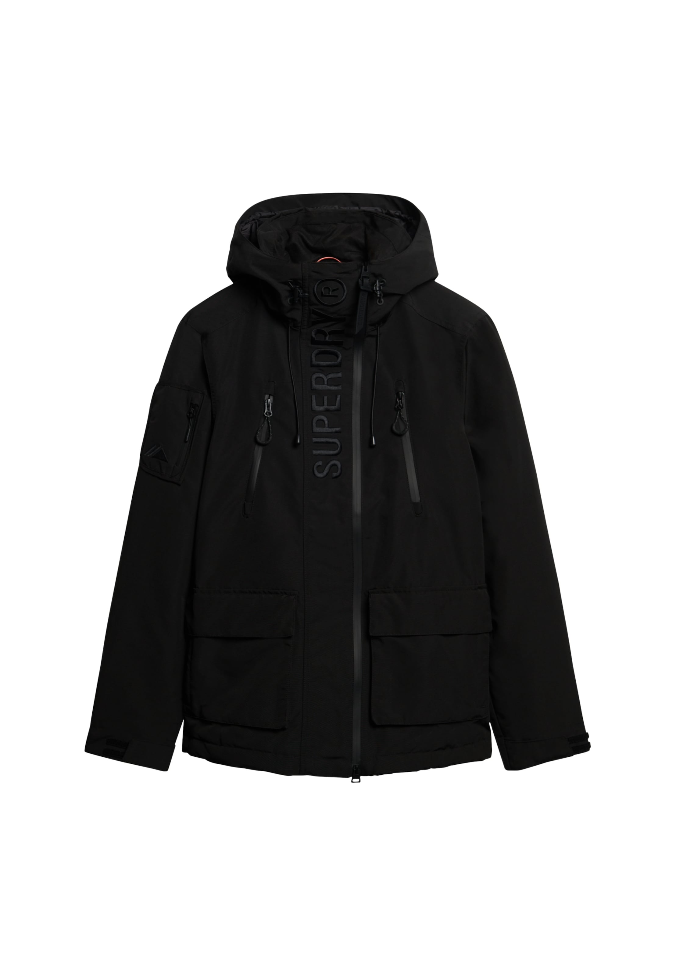 Geacă de primăvară-toamnă 'Ultimate' de la Superdry pe negru: față