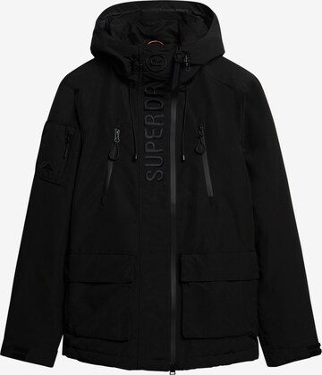 Superdry Übergangsjacke in Schwarz: predná strana