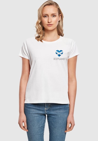 T-shirt 'Football - Scotland' Merchcode en blanc : devant