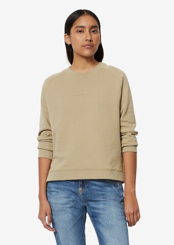 Sweat-shirt Marc O'Polo DENIM en beige : devant