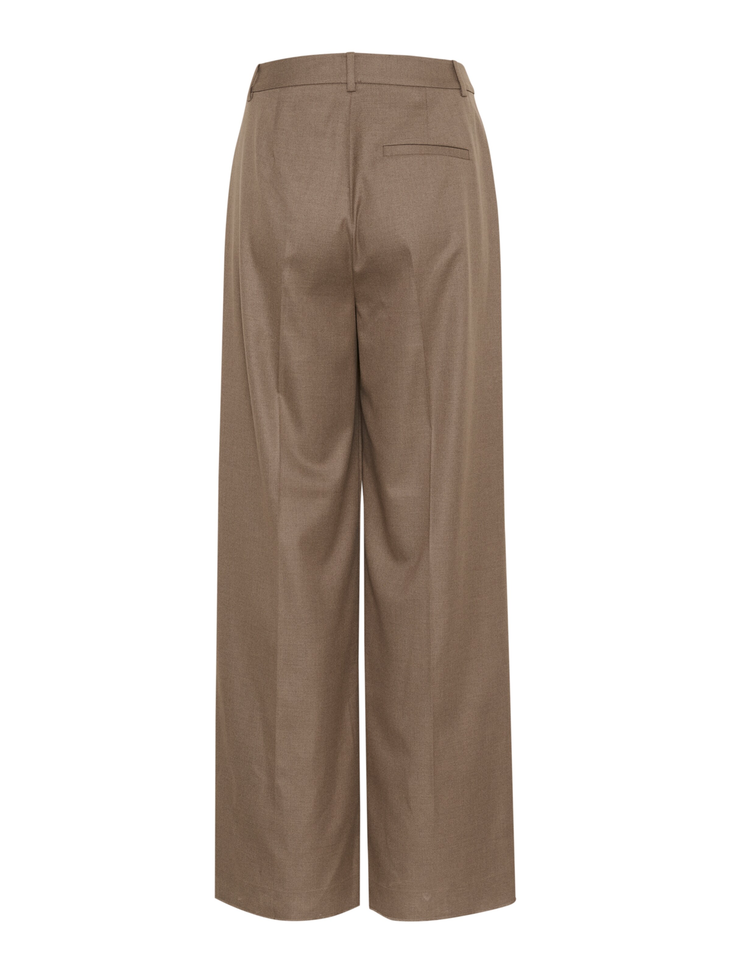 Gestuz Laiad sääred Voltidega püksid 'Cacia', värv pruun