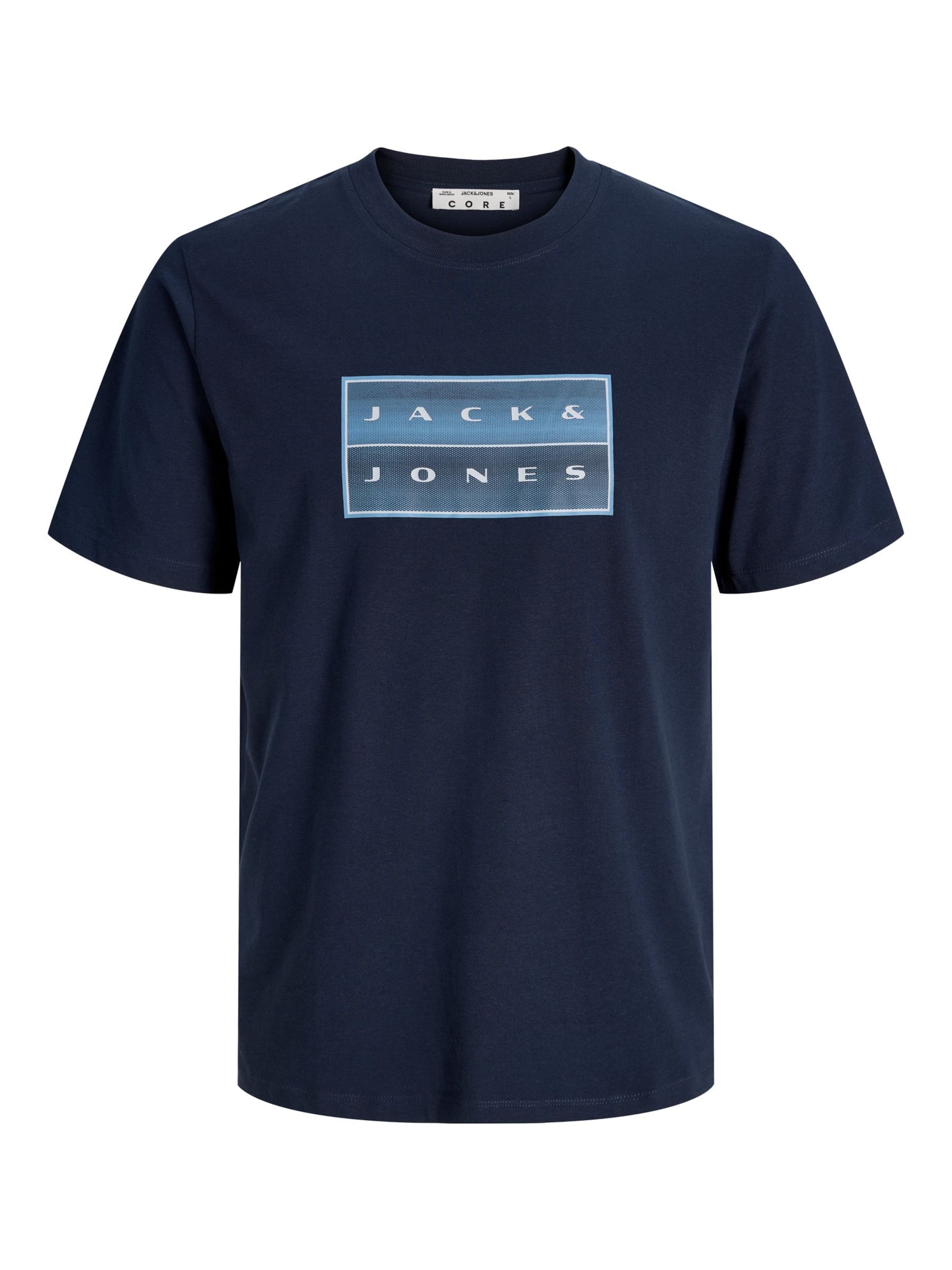 JACK & JONES Shirt in Blauw: voorkant