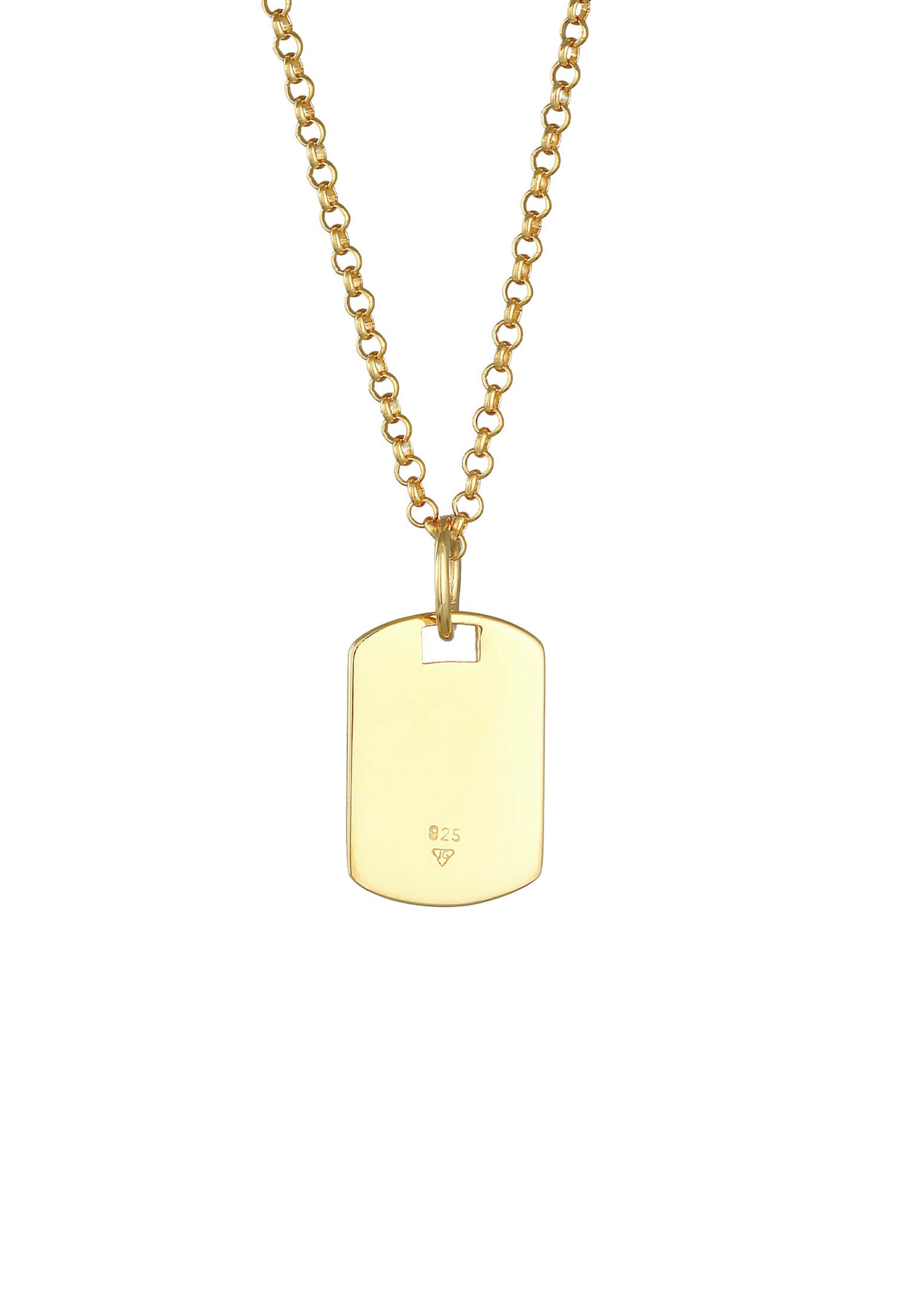 KUZZOI Цепочка 'Dog Tag' в Золотой