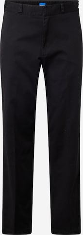 HUGO Blue - regular Pantalón chino 'Dino' en negro: frente