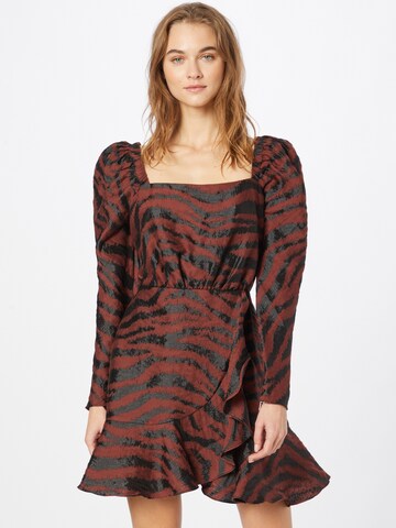 Ted Baker Dress 'Brodii' in Brown: front