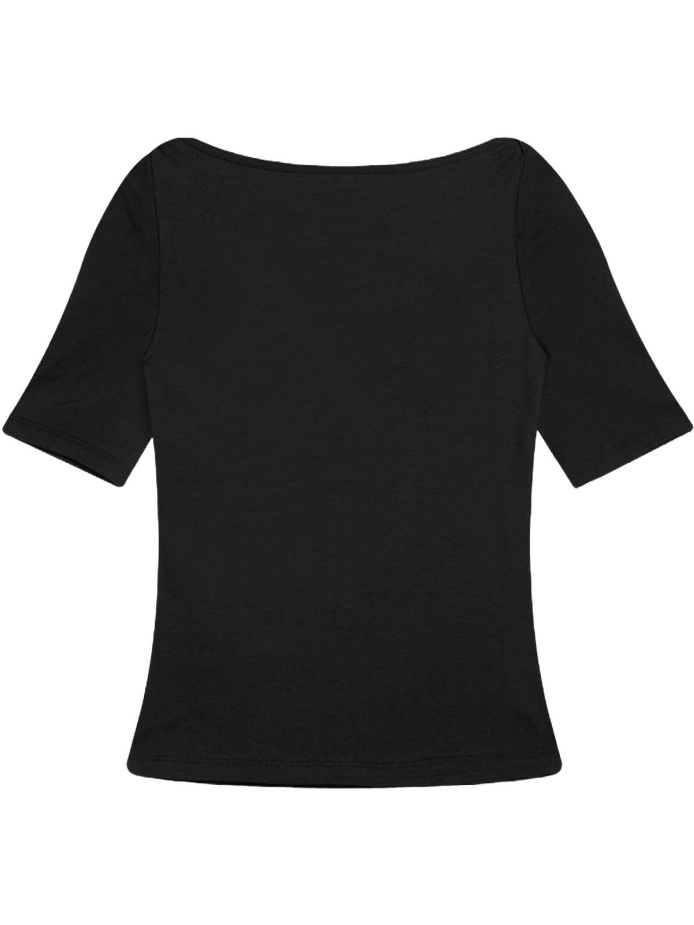 LTB Jeans Shirt 'LTB Jeans Top T-Shirt'‌‌‌‌‌‌‌‌ in Schwarz: Vorderseite