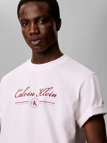 Calvin Klein Jeans Regular Shirt in Wit