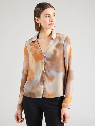 VERO MODA Blouse 'VMHOLLY' in Grijs: voorkant