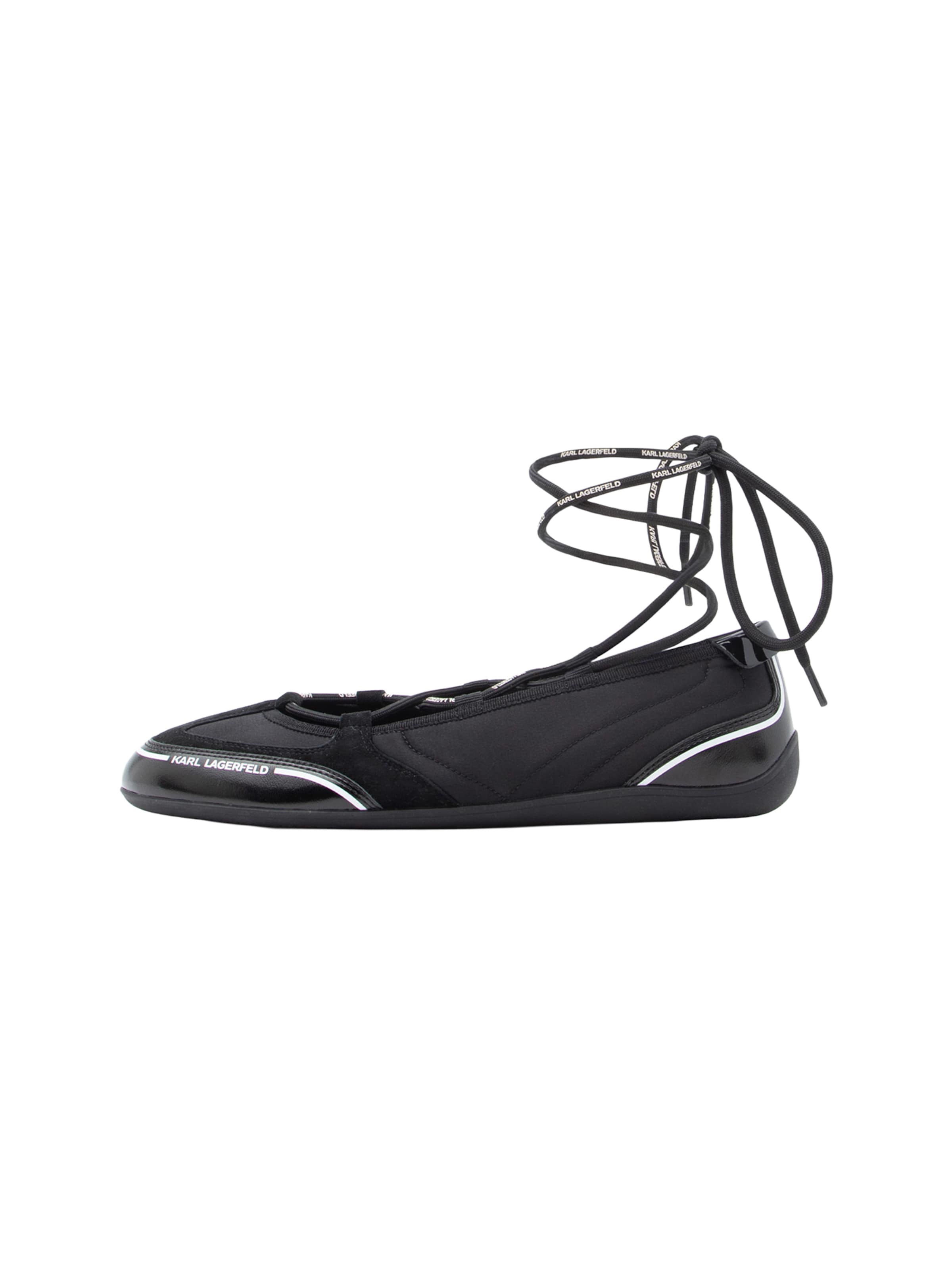 Karl Lagerfeld Balerinke | črna barva: sprednja stran