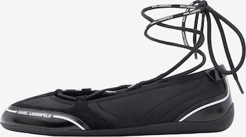 Karl Lagerfeld Ballerina värissä musta: etupuoli