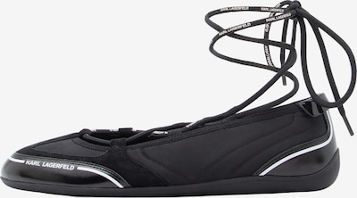 Karl Lagerfeld Ballerina värissä musta / valkoinen, Tuotenäkymä