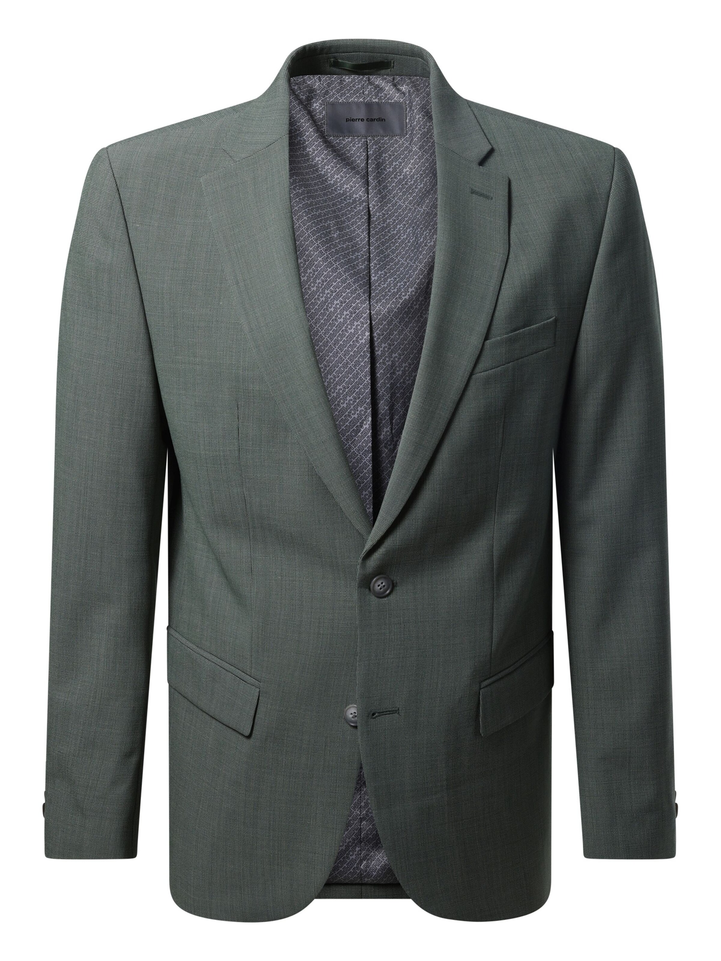 PIERRE CARDIN Regular fit Colbert 'Grant' in Groen: voorkant