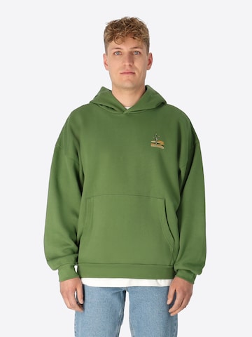 SPITZBUB Sweatshirt in Groen: voorkant