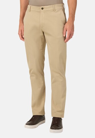 Boggi Milano Regular Pantalon in Beige: voorkant