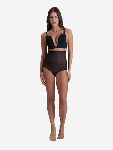 Bye Bra - Braga moldeadora 'Forming Tulle High Waist Thong' en negro